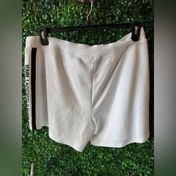 New Karl Lagerfeld White Shorts - Picture 5 of 12